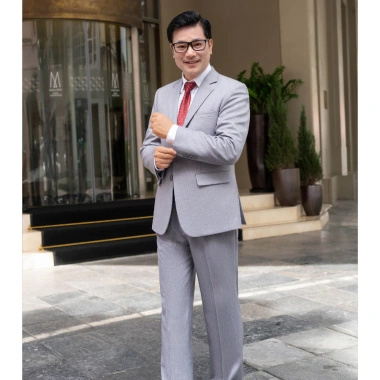 Vest trung niên cao cấp LUXURY1 bộ com lê xuất khẩu vải Italia Giá 1.935.000₫ 4