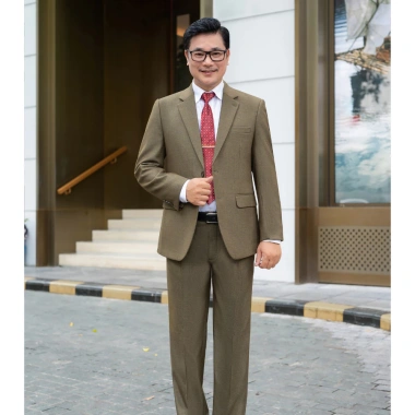Vest trung niên cao cấp LUXURY1 bộ com lê xuất khẩu vải Italia Giá 1.935.000₫ 5