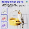 Vẹt Ăn Nước Uống Tròn Treo Lồng Chống Bắn Thiết Kế ABS - Đồ Dùng Chim Giá Tốt