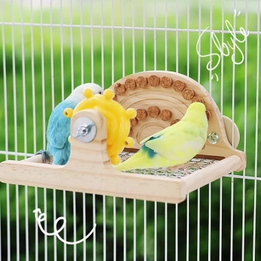 Vẹt Đồ Chơi Thép Đứng Gỗ Mài Móng Vuốt – Giá chỉ 508.062đ, an toàn cho bé 4