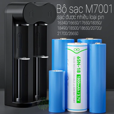 Vỉ 02 Pin sạc Lithium 18.650 1.800mAh đầu nhọn Beston - Pin dung lượng thực, dùng cho đèn pin, radio, quạt - 35.000 VND