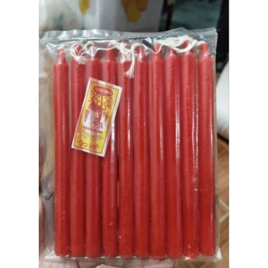 Vỉ 10 cây nến đèn cầy 12cm - Giá 14.000đ, giảm 2.800đ, chất lượng cao, dùng trang trí 2 Vỉ 10 cây nến đèn cầy 12cm - Giá 14.000đ, giảm 2.800đ, chất lượng cao, dùng trang trí 2