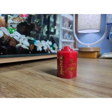 VỈ 10 viên đèn cầy màu đỏ trụ cao 4cm không mùi - Nhiều màu thờ cúng - Giá ưu đãi 69.000đ 6