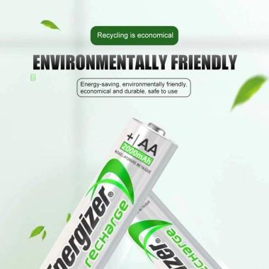 Vỉ 4 Viên Energizer Pin Sạc AA 2.450mAh và AAA 900mAh NI‑MH Sạc 4 Khe Chính Hãng 3