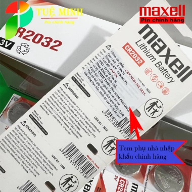 Vỉ 5 Viên Pin 3V Đa Dạng CR2.032, CR2.025, CR2.016, CR1.632, CR1.620 - Chính Hãng Giá 68k 5 Vỉ 5 Viên Pin 3V Đa Dạng CR2.032, CR2.025, CR2.016, CR1.632, CR1.620 - Chính Hãng Giá 68k 5