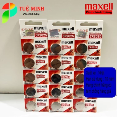 Vỉ 5 Viên Pin 3V Đa Dạng CR2.032, CR2.025, CR2.016, CR1.632, CR1.620 - Chính Hãng Giá 68k