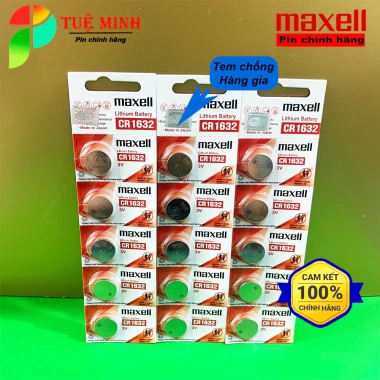 Vỉ 5 Viên Pin 3V Đa Dạng CR2.032, CR2.025, CR2.016, CR1.632, CR1.620 - Chính Hãng Giá 68k