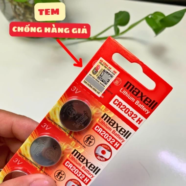 Vỉ 5 viên pin CR Maxell 3V - Giá chỉ 88.000₫, tiết kiệm cho thiết bị điện tử 3
