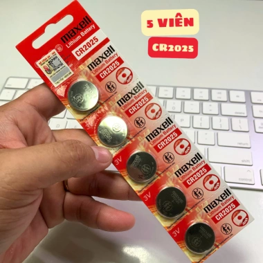 Vỉ 5 viên pin CR Maxell 3V - Giá chỉ 88.000₫, tiết kiệm cho thiết bị điện tử 10
