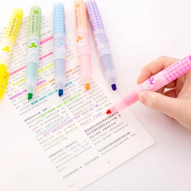 Vỉ 6 Bút Highlight NATO HL03 - Đánh Dấu Cao Cấp, Giá Ưu Đãi 30.000 VNĐ 4