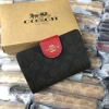 Ví c gái Medium Corner Zip Canvas Signature - Chỉ 520.000 VND, giảm mạnh 8