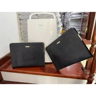 Ví cầm tay bản lớn A4 da thật 1 khóa kéo CT002 - Giá ưu đãi 2.250.000 VND