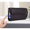 Ví Cầm Tay Clutch Nam Da Bò Cao Cấp, Khóa Vân Tay, Đen - Giá 2.99 Triệu 2