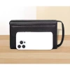 Ví Cầm Tay Clutch Nam Da Bò Cao Cấp, Khóa Vân Tay, Đen - Giá 2.99 Triệu 7