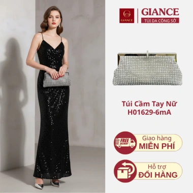 Ví Cầm Tay Cốp Đá Sang Trọng Nhỏ Gọn - Phù Hợp Đi Cưới và Tiệc, Thời Trang Quảng Châu Cao Cấp 399k