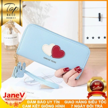 Ví Cầm Tay Nữ 8 Màu Sang Trọng Hàn Quốc Cao Cấp Dài, Miễn Phí Ship, Giá 449k TVNN256 6