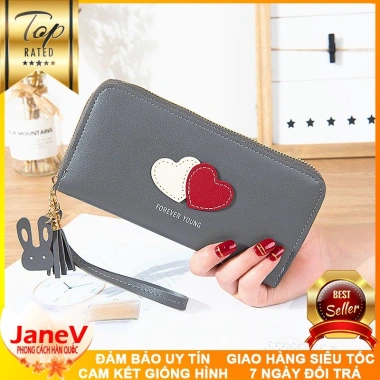 Ví Cầm Tay Nữ 8 Màu Sang Trọng Hàn Quốc Cao Cấp Dài, Miễn Phí Ship, Giá 449k TVNN256 9