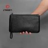 Ví Cầm Tay Nữ Cao Cấp Đen Longdo Leather - Da Thật, Giá Giảm 398.000₫
