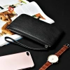 Ví Cầm Tay Nữ Cao Cấp Đen Longdo Leather - Da Thật, Giá Giảm 398.000₫ 2