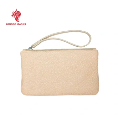Ví Cầm Tay Nữ Cao Cấp Đen Longdo Leather - Da Thật, Giá Giảm 398.000₫ 10