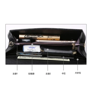Ví cầm tay nữ da cao cấp - Ví dự tiệc đeo chéo sang trọng, quý phái - Giá 235.000 VND 3 Ví cầm tay nữ da cao cấp - Ví dự tiệc đeo chéo sang trọng, quý phái - Giá 235.000 VND 3