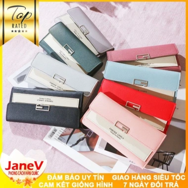 Ví cầm tay nữ dài 8 màu Hàn Quốc TVNN216 – Dễ thương, free ship, 409.000₫