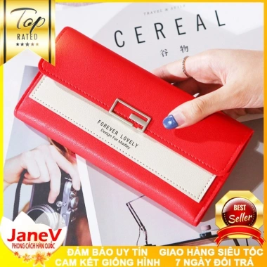 Ví cầm tay nữ dài 8 màu Hàn Quốc TVNN216 – Dễ thương, free ship, 409.000₫
