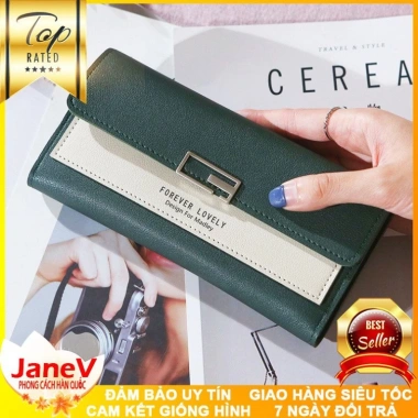 Ví cầm tay nữ dài 8 màu Hàn Quốc TVNN216 – Dễ thương, free ship, 409.000₫