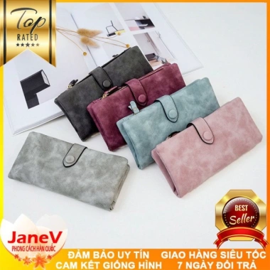 Ví cầm tay nữ dài cao cấp 5 màu phong cách Hàn Quốc free ship, 559.000₫ 5 Ví cầm tay nữ dài cao cấp 5 màu phong cách Hàn Quốc free ship, 559.000₫ 5