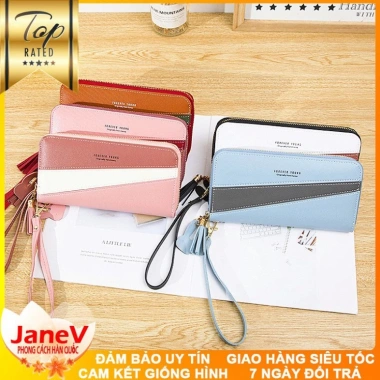 Ví Cầm Tay Nữ Dài Cao Cấp 5 Màu Phong Cách Hàn Quốc - Free Ship, Giá 449.000 Đ