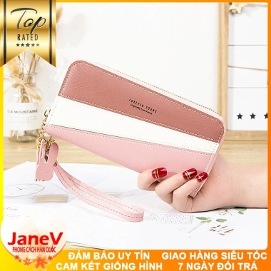 Ví Cầm Tay Nữ Dài Cao Cấp 5 Màu Phong Cách Hàn Quốc - Free Ship, Giá 449.000 Đ