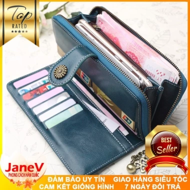 Ví Cầm Tay Nữ Dài Cao Cấp 6 Màu - Sang Trọng Hàn Quốc, Free Ship, 509.000 VND