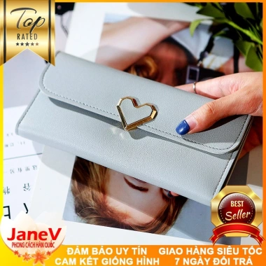Ví Cầm Tay Nữ Dài Khóa Tim Phong Cách Hàn Quốc 8 Màu - Miễn Phí Ship - Giá 399.000 (Giảm Sốc) TVNN179 10 Ví Cầm Tay Nữ Dài Khóa Tim Phong Cách Hàn Quốc 8 Màu - Miễn Phí Ship - Giá 399.000 (Giảm Sốc) TVNN179 10