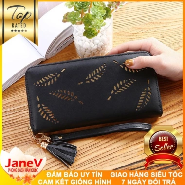 Ví cầm tay nữ dài phong cách Hàn Quốc 5 màu free ship - TVNN268 giá ưu đãi 439k