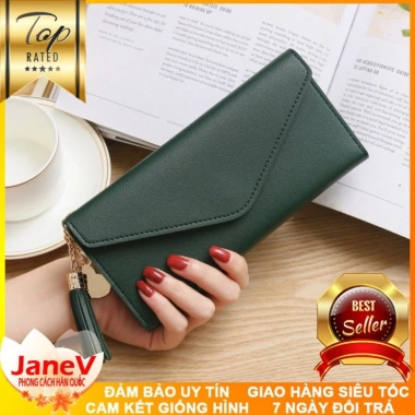 Ví Cầm Tay Nữ Dài Tua Rua Hàn Quốc 8 Màu - Free Ship, Giá Ưu Đãi 399.000đ 7 Ví Cầm Tay Nữ Dài Tua Rua Hàn Quốc 8 Màu - Free Ship, Giá Ưu Đãi 399.000đ 7