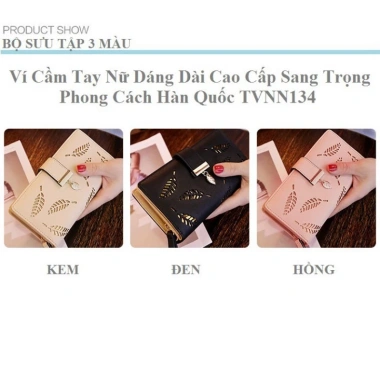 Ví Cầm Tay Nữ Dáng Dài Cao Cấp Phong Cách Hàn Quốc - Miễn Phí Ship, Giá 449k