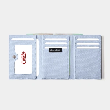 Ví CAMELIA BRAND Modern Triple Wallet Đứng - Da cao cấp, đa năng, giảm giá 395.000, phù hợp nam nữ 2