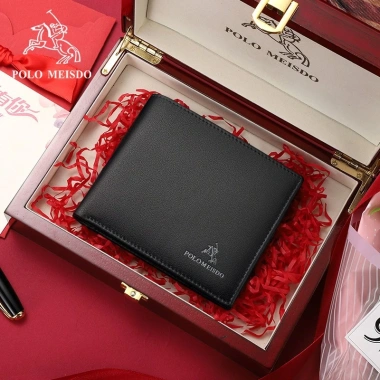 Ví Da Bò Nam Cao Cấp POLO MEISDO Sang Trọng - Da Bò Thật 100%, Bảo Hành 12 Tháng, Giá Ưu Đãi 1.4 Triệu