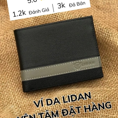Ví da bò nam khắc tên - Quà sinh nhật bạn trai LIDAN, thiệp LD17, giá 431k