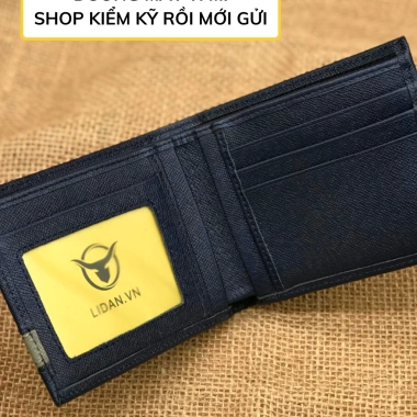 Ví da bò nam khắc tên - Quà sinh nhật bạn trai LIDAN, thiệp LD17, giá 431k