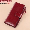 Ví Da Bò Nữ Dài RFID Chống Quét Thẻ Sáp Dầu Chính Hãng - Giảm tới 22% 393.120₫