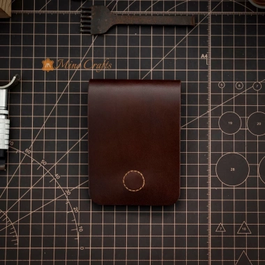 Ví da bò thủ công mini Mino Crafts - Da nhập khẩu, đa màu, Handmade giá 350.000₫
