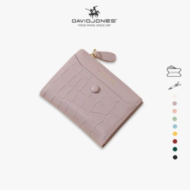 Ví Da Cá Sấu David Jones Nữ - Ngăn Thẻ tiện, Giá 199.000₫ (Giảm từ 238.800₫)