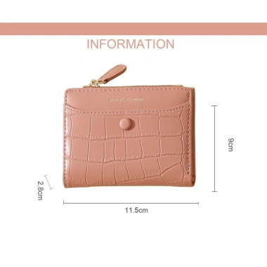 Ví Da Cá Sấu David Jones Nữ - Ngăn Thẻ tiện, Giá 199.000₫ (Giảm từ 238.800₫)