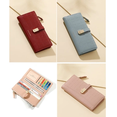 Ví da cá sấu David Jones Paris 2 ngăn gập lại cho nữ - Giá chỉ 249.000 VND 7