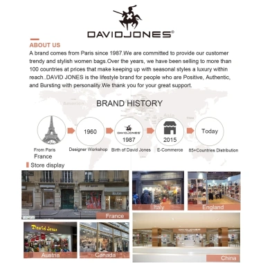 Ví da DAVID JONES thời trang nữ vintage - Giá chỉ 229.000đ, giảm mạnh