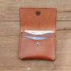 Ví da đựng thẻ mini cúc bấm da bò nhập khẩu - Handmade, giảm còn 250.000₫