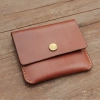 Ví da đựng thẻ mini cúc bấm da bò nhập khẩu - Handmade, giảm còn 250.000₫ 4