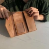 Ví da Handmade Letter Wallet Onetothree - Thiết kế sang trọng, chất liệu da thật, giảm giá 205.000₫