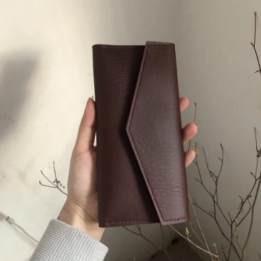Ví da Handmade Letter Wallet Onetothree - Thiết kế sang trọng, chất liệu da thật, giảm giá 205.000₫